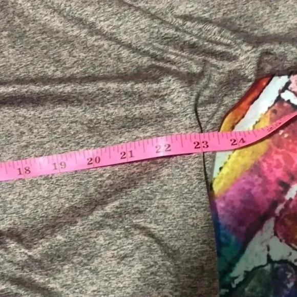 Apt 9 blouse plus size XXL dusty pink with‎ gray - Picture 6 of 7